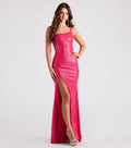Renee Formal Sequin Long Slit Dress