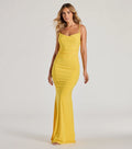 Lilliana Cowl Neck Knit Mermaid Dress