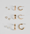 Perfect Mix Six-Pack Earrings Set