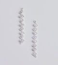Unforgettable Luxe Rhinestone Linear Earrings