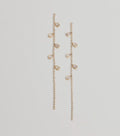 Sparkle Elegance Rhinestone Chain Earrings