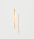 Simple Glam Long Chain Earrings