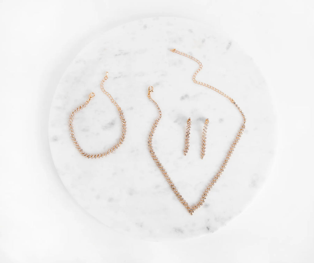 All In The Shine Necklace Set