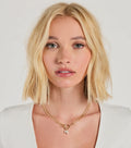 Something Chic Faux Pearl Toggle Layered Necklace