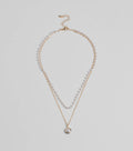 Luxe Moment Faux Pearl Layered Necklace
