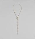 Dreamy Sparkle Celestial Charm Lariat Necklace
