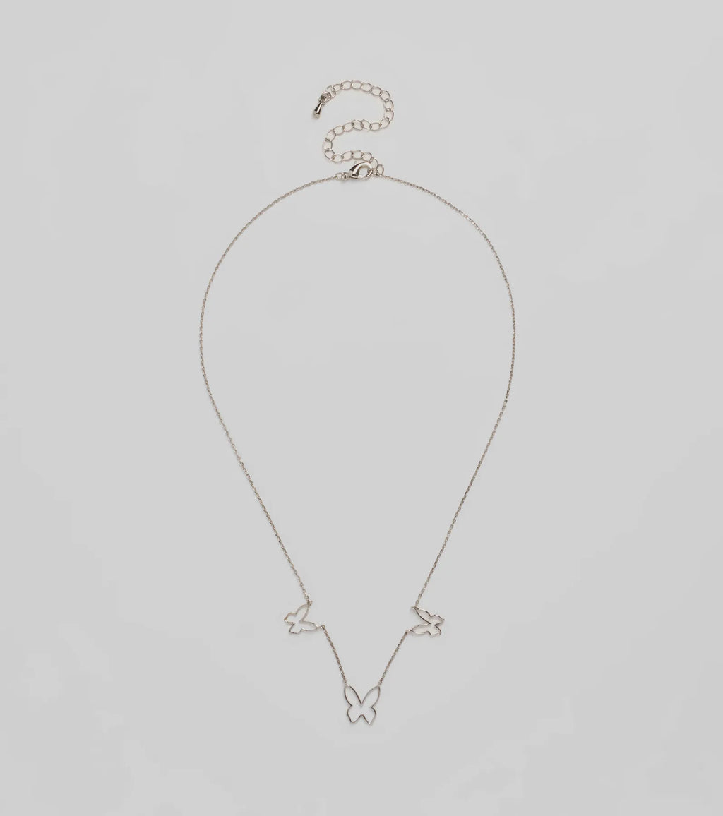 Never Blend In Butterfly Chain Necklace
