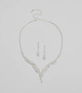 Beauty Perfection Necklace And Earrings Set