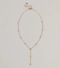 Dainty Glam Rhinestone Chain Necklace