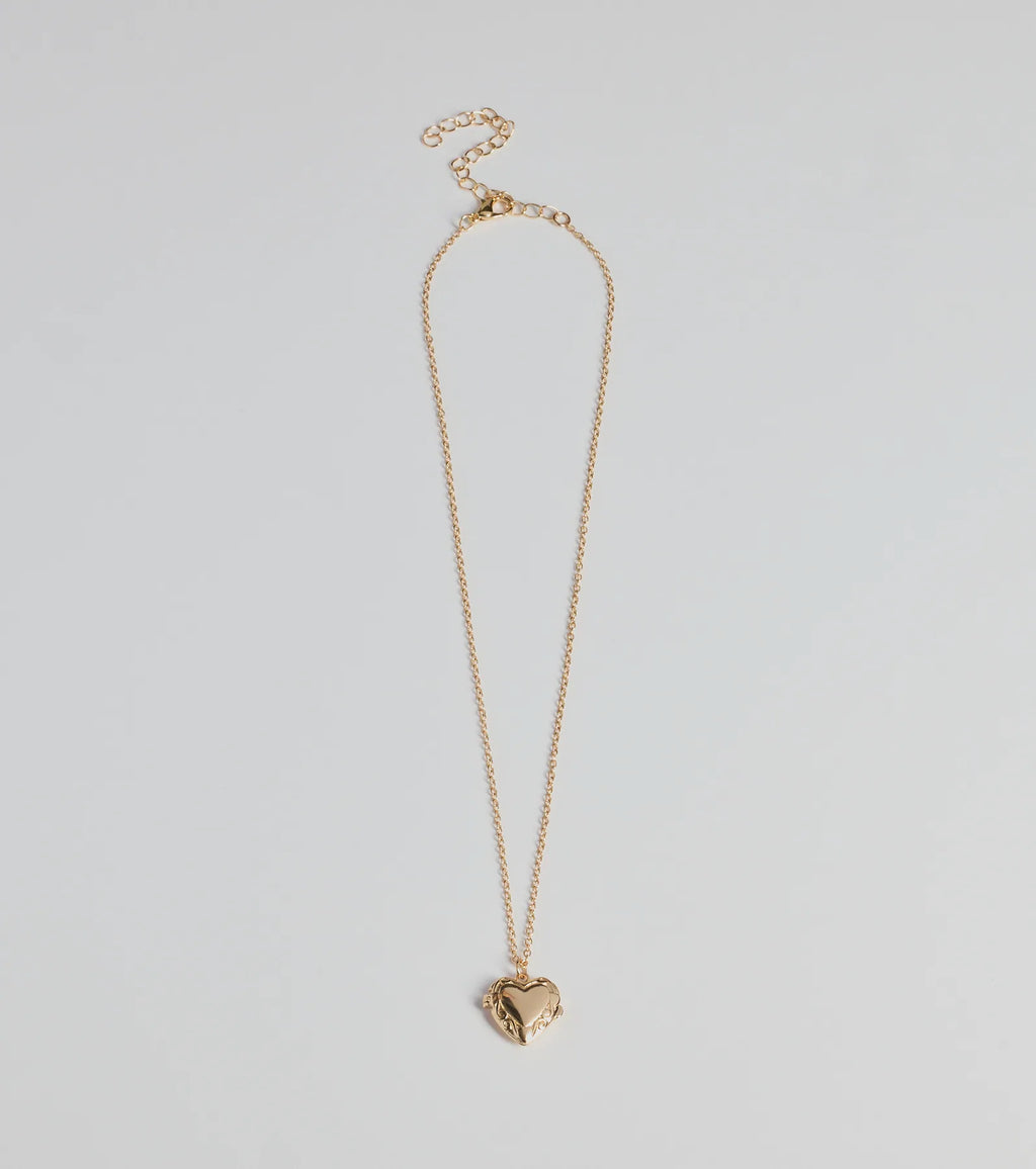 Cross My Heart Pendant Necklace