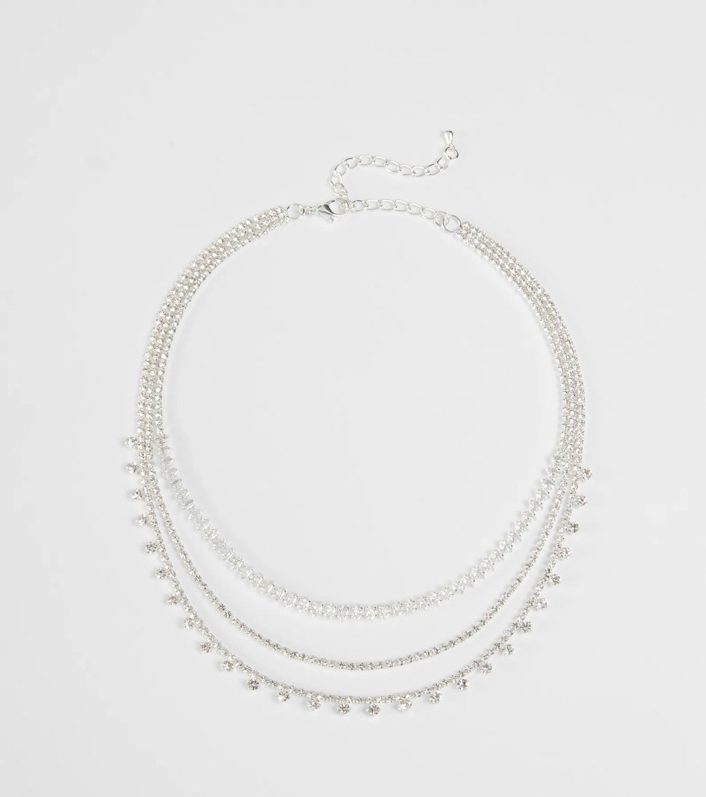 Luxe Dreams Cubic Zirconia Layered Necklace