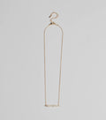 Pretty Faux Pearl Bar Necklace
