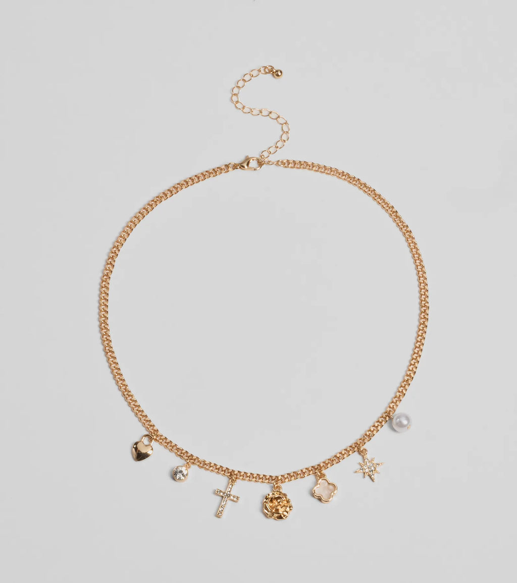 Touch Of Chic Charm Pendant Necklace