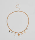 Touch Of Chic Charm Pendant Necklace