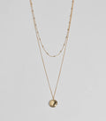 Forever Yours Layered Locket Necklace