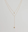 Sweet Glam Layered Faux Pearl And Heart Pendant Necklace