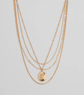 Layered Sleekness Pendant Necklace