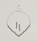 Cover Me In Luxe Colored Rhinestone Necklace Set