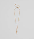 Divine Enchantment Rose Charm Necklace