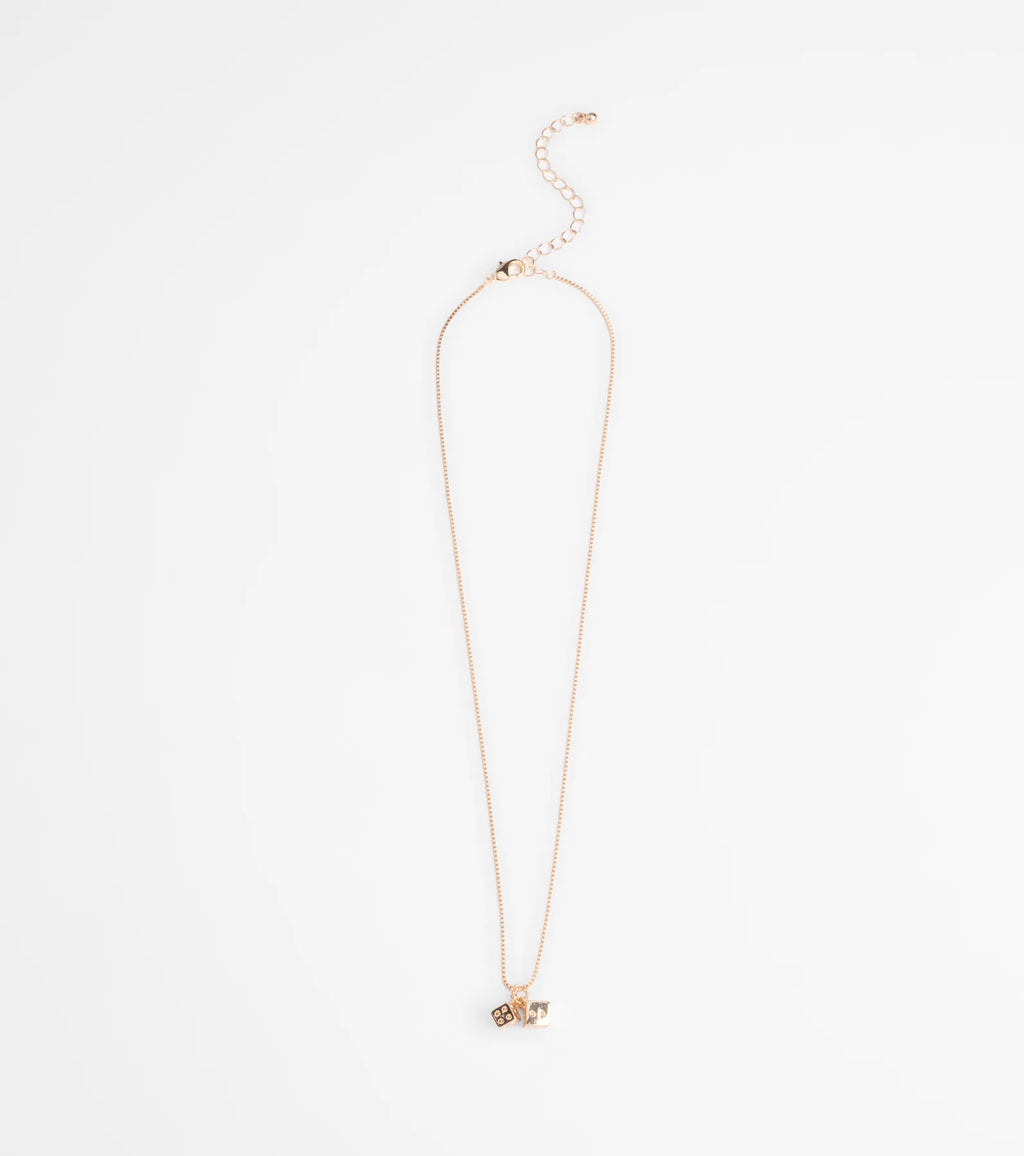 Roll The Dice Charm Necklace