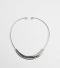 Sleek And Classic Circle Collar Necklace