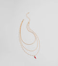 Like This Spice Chili Charm Layered Necklace