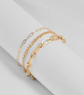 Chic Stack Multi-Chain Bracelet Set
