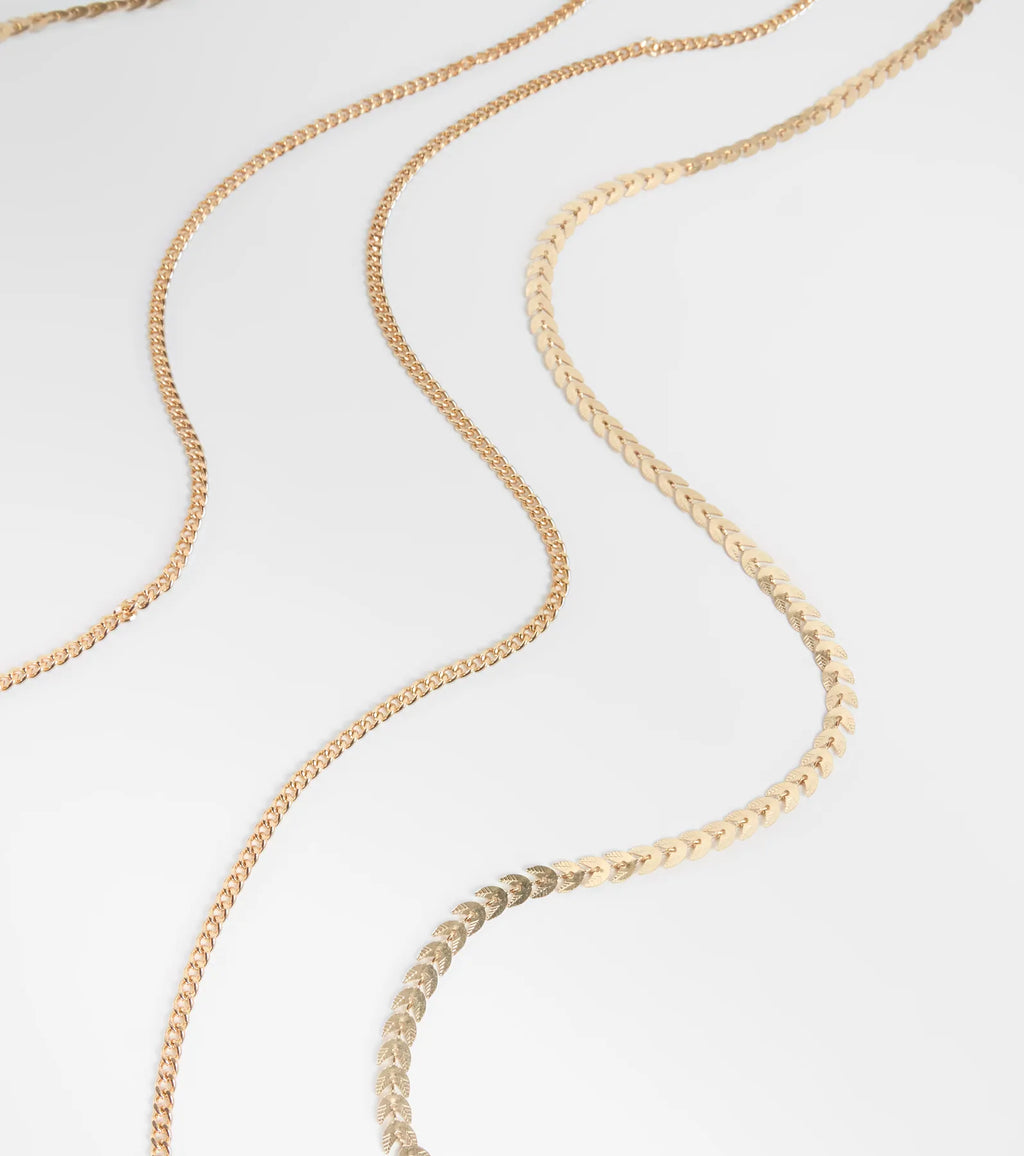 Chic Trend Chain Hair Pin Set