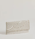 Graceful Luxe Rhinestone And Faux Pearl Clutch